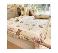 Lenzuolo con angoli King Performance Copriletto con angoli ultramorbido Twin-XL Dimensioni 100% cotone Tasca profonda respira 1 (uno) solo lenzuolo con angoli Queen Beeding (Colore : L, Dimensioni :