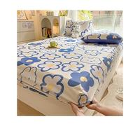 Lenzuolo con angoli King Performance Copriletto con angoli ultramorbido Twin-XL Dimensioni 100% cotone Tasca profonda respira 1 (uno) solo lenzuolo con angoli Queen Beeding (Colore : L, Dimensioni :