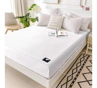Lenzuolo con angoli king size, con messa a terra, conduttivo, con terapia in fibra d'argento, per un sonno migliore, riduce il dolore da stress (bianco, king size)