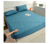 Lenzuolo con Angoli Lettino Coprimaterasso Matrimoniale Singolo Una Piazza e Mezza Trapuntato Fodera Coprimaterassi Lavabile Antiscivolo Microfibra Protezione per Materasso(Color 5,1PC 150x200cm)