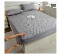 Lenzuolo con Angoli Lettino Coprimaterasso Matrimoniale Singolo Una Piazza e Mezza Trapuntato Fodera Coprimaterassi Lavabile Antiscivolo Microfibra Protezione per Materasso(Color 1,1PC 180x200cm)