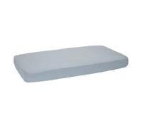 Lenzuolo con angoli letto singolo Pure Denim Blue 90 x 200 cm | Little Dutch
