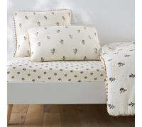 Lenzuolo con angoli per bambini, garza di cotone, altezza 30 cm, EMELINE Altro 90 x 190 cm