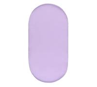 Lenzuolo con angoli per culla, in raso di seta, morbido, traspirante, resistente, coprimaterasso per culla/culla, unisex, per bambini e bambine (viola)