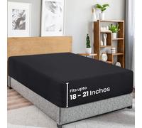 Lenzuolo con angoli Utopia Bedding Queen - Tasca extra profonda - Tasca profonda 21 pollici - Morbida microfibra - Resistente al restringimento e