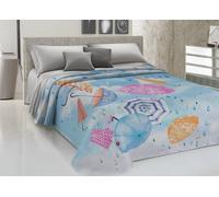 Lenzuolo Copriletto Estivo Stampa Digitale 100% Cotone Made Italy Vari Disegni