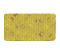 Lenzuolo da viaggio per bambini, morbido e confortevole, con motivo dorato, per lettino pieghevole per bambini, materasso da viaggio, 127 x 63 cm (lenzuolo, letto non incluso)