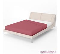 Zer0bed, Lenzuolo Sopra Singolo Tinta Unita, 160x290, 100% Cotone, Malva, Lenzuolo Piano, 1 Pezzo (Solo Lenzuolo Sopra)