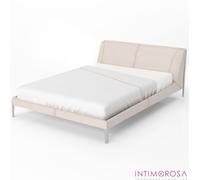 Zer0bed, Lenzuolo Sopra Matrimoniale Tinta Unita, 100% Cotone, 260x290, Bianco, Lenzuolo Piano, 1 Pezzo (Solo Lenzuolo Sopra)
