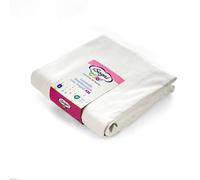 Lenzuolo di sotto matrimoniale con angoli I Sogni bianco 180x210x30 cm cotone