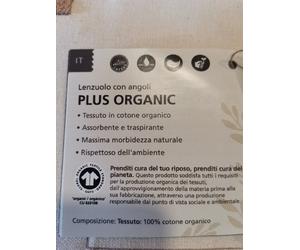 lenzuolo e copriguanciale in cotone organico e bio