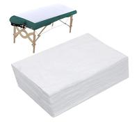 Lenzuolo Impermeabile Monouso 180 * 80 Cm, Copertura di Bellezza per Massaggio Igienico Resistente All'olio, per Lettini da Massaggio in Ospedali o Saloni di Bellezza, 10 Pezzi(bianco)