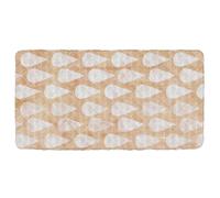 Lenzuolo impermeabile per lettino da viaggio per bambini, motivo gocce di pioggia, colore bianco, topazio, per piccoli spazi, lettino da spiaggia, 127 x 63 cm (lenzuolo, letto non incluso)