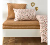Lenzuolo in cotone lavato per bambini, Nitti Beige 90 x 190 cm