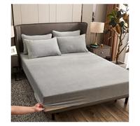 Lenzuolo Invernale Lenzuolo con angoli elastico invernale in peluche matrimoniale, copriletto morbido e caldo in velluto, coprimaterasso, copriletto for letto singolo, matrimoniale, king size Termico