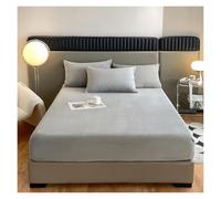 Lenzuolo Invernale Lenzuolo con angoli in flanella, morbido e confortevole, copriletto elastico, coprimaterasso tinta unita, caldo invernale, in velluto Termico Lenzuolo Con Angoli(Color8,200x220x25cm