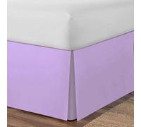 Lenzuolo Mantovana, Coprirete Rete Matrimoniale, Scatola Avvolgibile, Base Plissettata, Mantovana, Gonna, Gonna Letto Matrimoniale, Lenzuolo Mantovana, Microfibra, Morbid, Voilet, 90 * 200+35cm