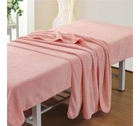Lenzuolo Per Lettino Da Massaggio Con Foro Per Il Viso, Copriletto Di Ricambio Per Lettino Da Salone Di Bellezza E Spa, Copriletto Imbottito In Cotone Per Lettino(Pink,Bed sheet 210 cm x 120 cm)