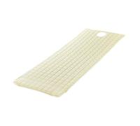 Lenzuolo per lettino per massaggio addensato con fascia elastica e foro per il respiro per il viso per casa, hotel, salone di bellezza, letto cosmetico - beige