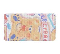 Lenzuolo per materasso ad aria per bambini piccoli, motivo: orso giallo, impermeabile, per letto pieghevole, per bambini, materasso da viaggio 50 x 25 pollici (lenzuola, letto non incluso)