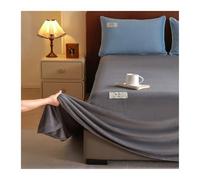 Lenzuolo piano sopra di flanella singolo matrimoniale lenzuolo superiore in micropile di velluto super morbido e accogliente invernale(Dark gray,235x245cm+48x74cm x2)