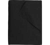 Lenzuolo piatto, 240 x 300 cm, colore: nero, 100% cotone, 57 fili