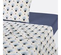 Lenzuolo piatto satin di cotone Pawica Bianco 180 x 290 cm