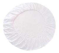 Lenzuolo Rotondo Sotto Con Elastico Diametro 200-210- 220-230 cm o Federe 100% Cotone (Bianco, Diametro 230 Cm)