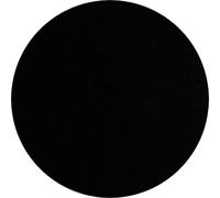 Lenzuolo Rotondo Sotto Con Elastico Diametro 200-210- 220-230 cm o Federe 100% Cotone (Nero, Diametro 220 Cm)