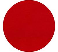 Lenzuolo Rotondo Sotto Con Elastico Diametro 200-210- 220-230 cm o Federe 100% Cotone (Rosso, Diametro 230 Cm)