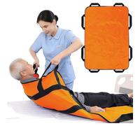 Lenzuolo Scorrevole Per Anziani, Foglio Trasferimento Paziente, Telo Di Trasferimento e Supporto Al Posizionamento Per Pazienti Allettati e Mobilità Ridotta (arancia)