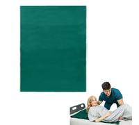 Lenzuolo scorrevole per pazienti allettati, 95x75 cm | riutilizzabile, per girare, spostare e posizionare, per assistenza domiciliare, degenza ospedaliera e trasferimenti, verde