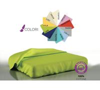 Lenzuolo Sopra Cordonetto In 100% Cotone In Tinta Unita L.T.