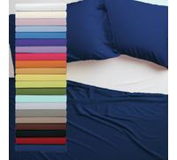 Lenzuolo Sopra Letto Matrimoniale in cotone misura cm 240x300 vari Colori