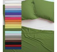 Lenzuolo Sopra Letto Matrimoniale in cotone misura cm 270x300 - 21 COLORI