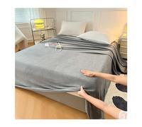 Lenzuolo sopra piano in pile lenzuolo superiore in flanella inverno super morbido e accogliente per letto singolo matrimoniale king super king (Color : Grey(Gray), Size : 200x230cm)