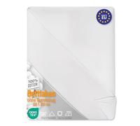 lenzuola da letto singolo matrimoniale una piazza e mezza o maxi 160x200 cm - lenzuolo cotone bed sheets con certificato oeko tex 160 x 200 cm bianco