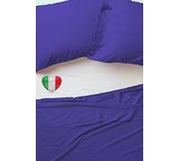 Lenzuolo Sopra Teso Senza angoli 100% Cotone Tinta Unita 6 Misure Made in Italy