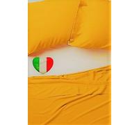 Lenzuolo Sopra Teso Senza angoli 100% Cotone Tinta Unita 6 Misure Made in Italy