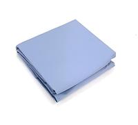 Lenzuolo sopra tinta unita Arianna col. 293 Blu Fog Matrimoniale 250x295 Percalle, Fazzini