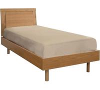 Lenzuolo Sotto con Angoli ed Elastici 100% Cotone, Made in Italy, Una piazza e mezza Beige misure 120x130 cm 190x200 cm + 25 cm