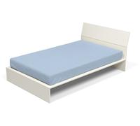 Lenzuolo Sotto con Angoli ed Elastico Tinta Unita Azzurro 1 Piazza e Mezzo