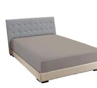 Lenzuolo sotto con angoli, in tinta unita TORTORA - Una piazza e mezza- JENNY SESAL