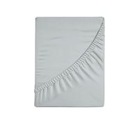 Lenzuolo Sotto Con Angoli Per Letto Singolo, Lenzuolo Sotto Con Angoli Tinta Unita, Elasticizzato sui 4 Lati, 100% Jersey di Cotone, 80/90x190/200 cm, Grigio