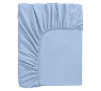 Lenzuolo sotto Jersey in Cotone Elasticizzato con Angoli disponibile in 3 misure - Piazza e Mezza - Azzurro