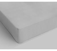 Lenzuolo Sotto MAX COLOR con Angoli Elasticizzati da 25 cm Letto Matrimoniale 170x200 cm, 100% Cotone Made in Italy - Tinta Unita GRIGIO CHIARO