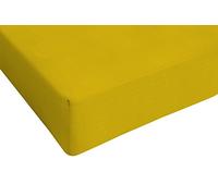 Lenzuolo Sotto MAX COLOR con Angoli Elasticizzati da 25 cm Letto Matrimoniale 170x200 cm, 100% Cotone Made in Italy - Tinta Unita SENAPE