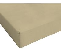 Lenzuolo Sotto MAX COLOR con Angoli Elasticizzati da 25 cm Letto Matrimoniale Maxi 180x200 cm, 100% Cotone Made in Italy - Tinta Unita TORTORA