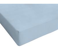Lenzuolo Sotto MAX COLOR con Angoli Elasticizzati da 25 cm Letto Piazza e Mezza 120x200 cm, 100% Cotone Made in Italy - Tinta Unita AZZURRO