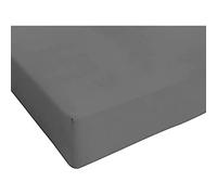 Lenzuolo Sotto MAX COLOR con Angoli Elasticizzati da 25 cm Letto Piazza e Mezza 120x200 cm, 100% Cotone Made in Italy - Tinta Unita GRIGIO SCURO